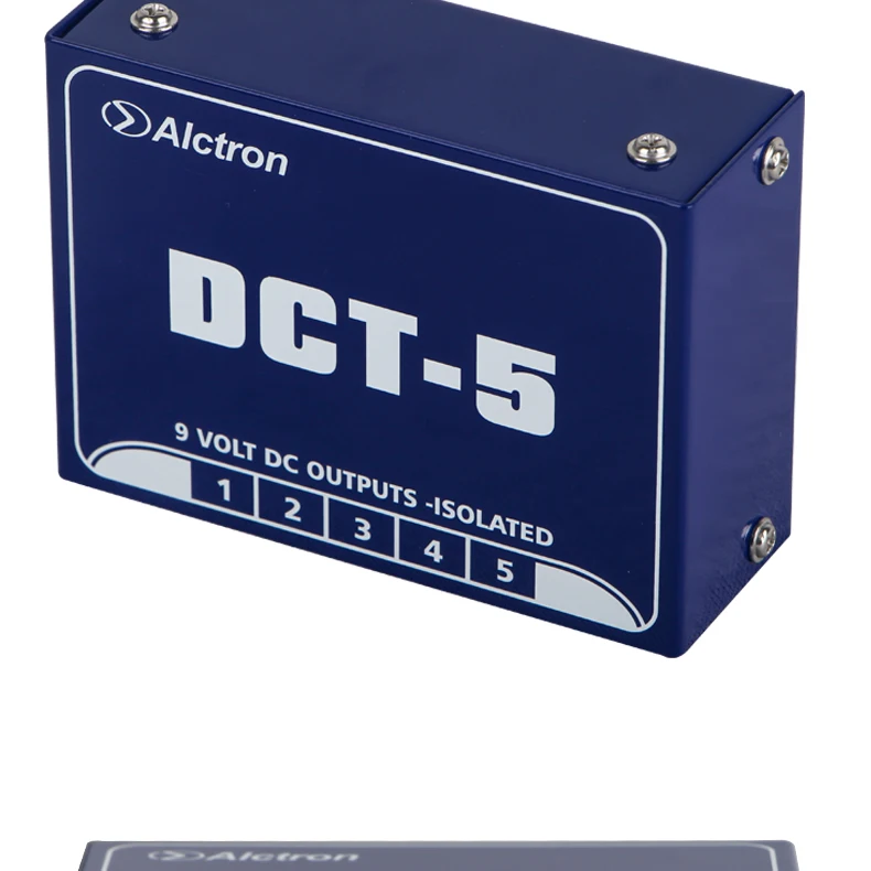 Alctron DCT-5 5-канальный 9 volt DC выходной эффект блок питания мульти-8-канальный, с гальванической развязкой защита питания