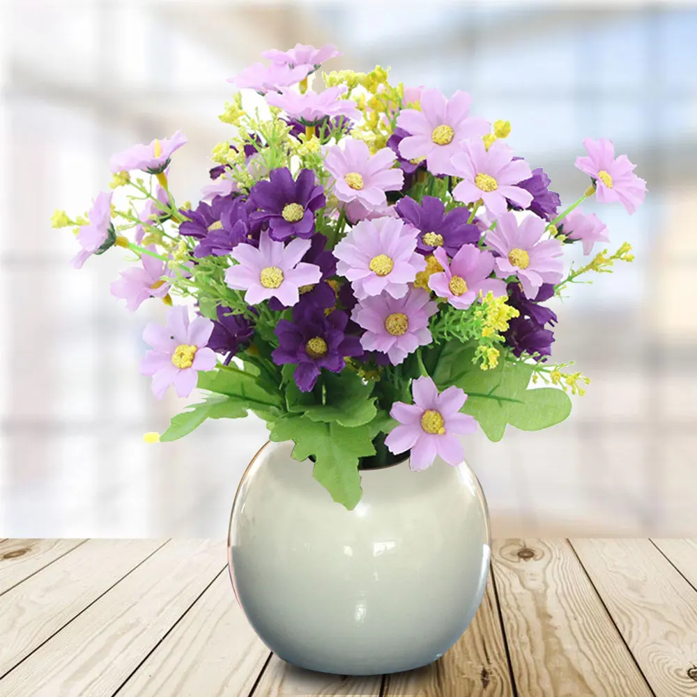 

Mini Vase Round Ball Ceramic Pottery Flower Pot Office Decoration Ornaments