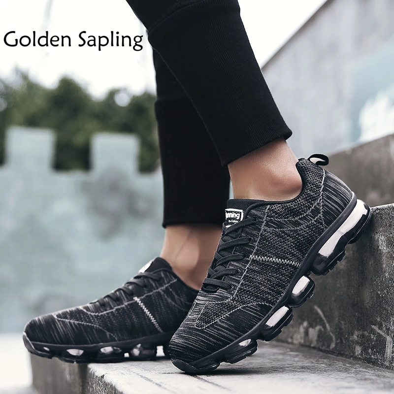 

Golden Sapling Spring Tennis Shoes Men Top Rubber Men's Sneakers Breathable Mesh Cushioning Men's Sport Shoes Male Sneakers Man