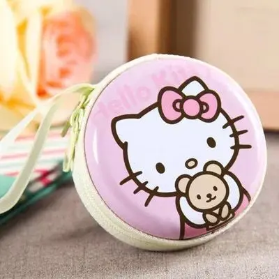 Hello kitty мини держатель сумки для наушников Аксессуары Наушники вкладыши коробки для перевозки для наушников чехол Ключи, монеты наушники для путешествий