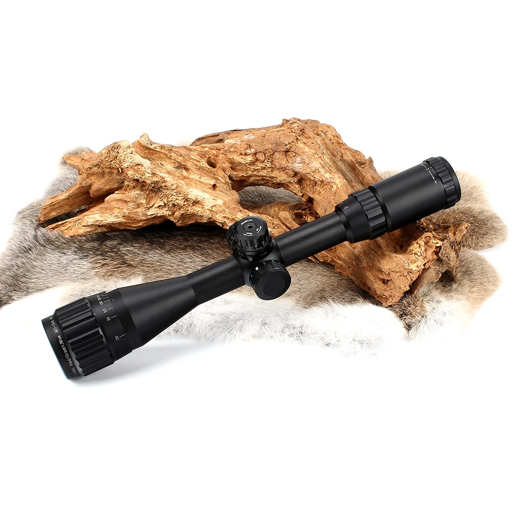 Torres de Bloqueio 3-9x40 ao Riflescope Caça Tático Mira Óptica Full Size Mil Red Dot Verde Azul Llluminate Rifle Âmbito Retículo 15 llluminate Torres de Bloqueio Rifle Âmbito Retículo