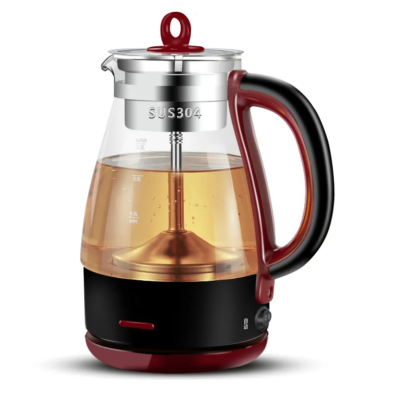 Brew tea pot black electric pu 'er automatic glass raised teapin