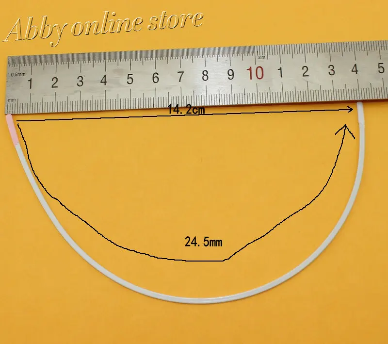 

12 pair Metal Bra Under Wires 42# big