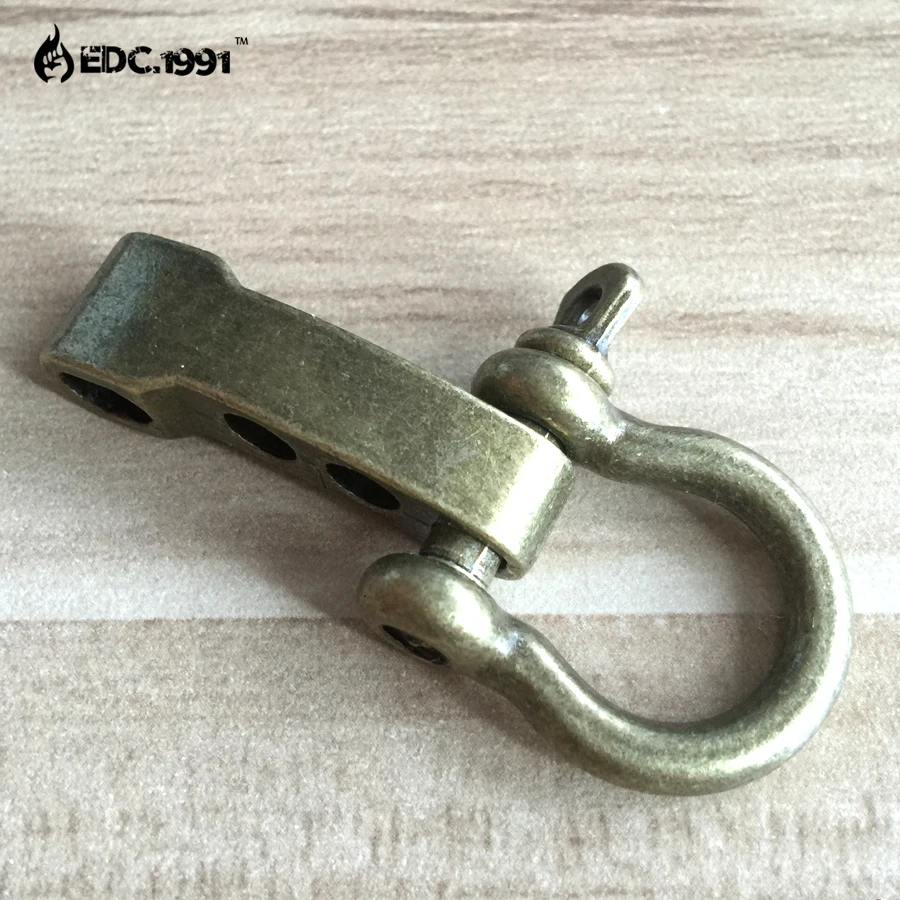 10 PCS High quality Adjustable O and U Shape Anchor Shackle Outdoor Survival Rope Paracord Bracelet Buckle For Outdoor Sport EDC