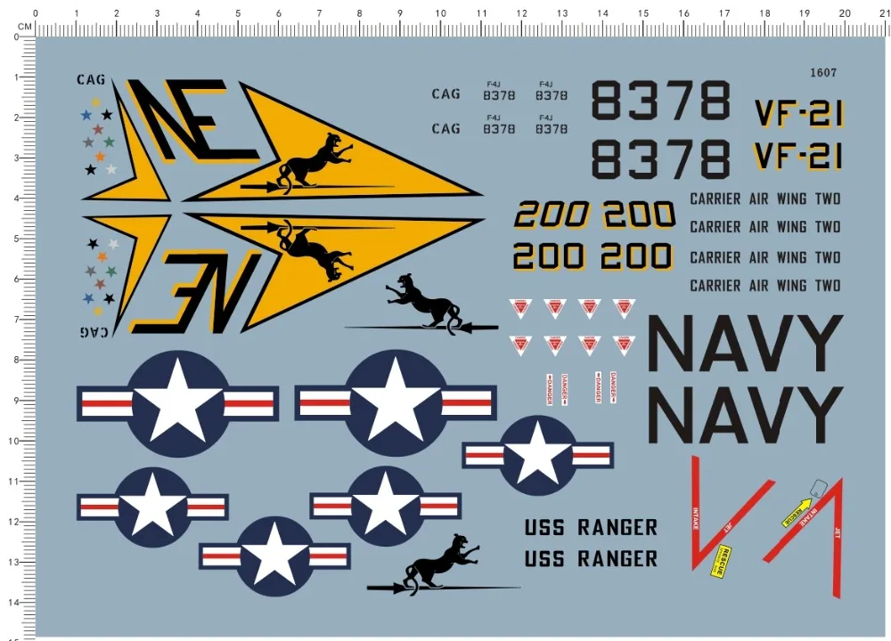 Деталь Up 1/32 US военно-воздушные силы ВВС США F4 Phantom VF21 | Игрушки и хобби