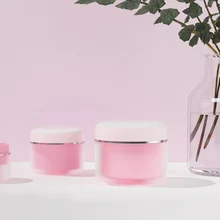 150 г косметические бутылки для крема высококачественные многоразовые банки с закрытые крышки косметические кремы для путешествий и дома пустые розовые бутылки для лосьонов