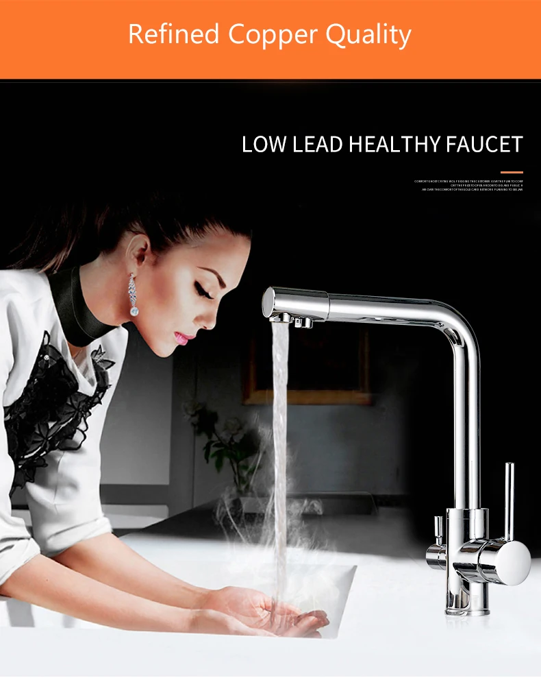 Water Filter Taps Kitchen Faucet Mixer Kitchen Taps Mixer Sink Faucets Water Purifier Tap Kitchen Mixer Filter Tap 866101 pot filler faucet