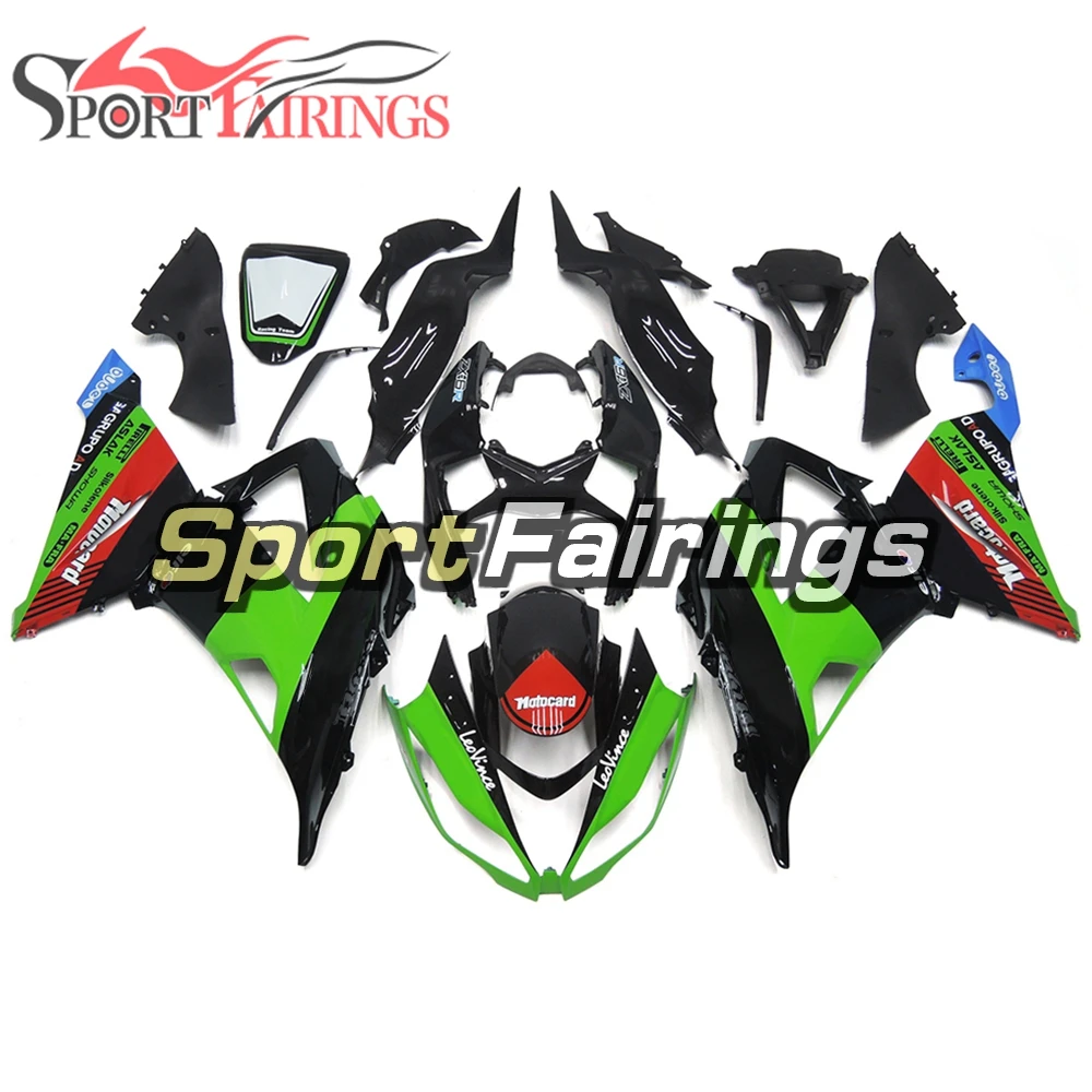 Полный обтекатель для Kawasaki ZX6R ZX-6R 636 2013 - 2017 13 14 15 16 17 комплект обтекателей