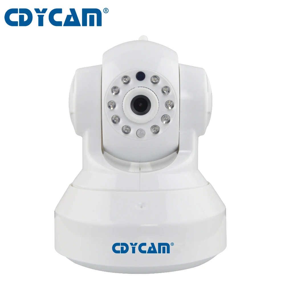 

CDYCAM White 720P wifi IP Camera HD Wireless Pan Tilt IP Network Camera Night Vision Home Video Surveillance use Eye4 APP