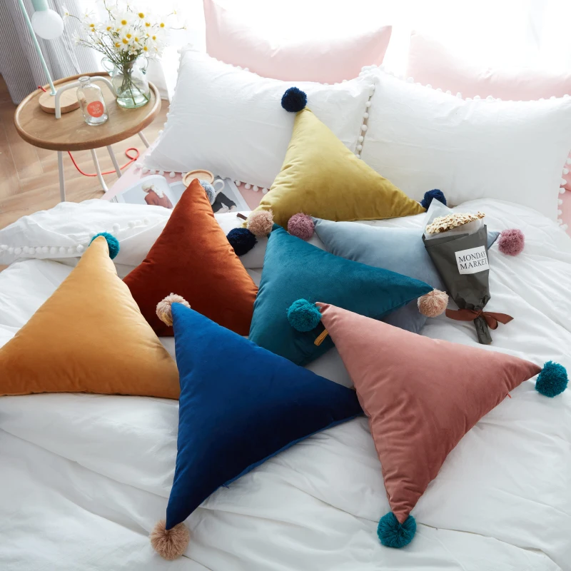 2017 новая треугольная подушка для волос мяч камеры артефакт|triangular pillow|ball cushionhair