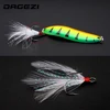 DAGEZI Metal Spoon Lure 5g/9g/13g/18g/21g 1pcs Saltwater Fishing Lure With Feather Laser Body Sinking Bait For Carp Fishing Bait ► Photo 3/5