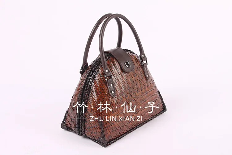 Бамбуковая Ретро-художественная сумка имеет ручные сумки индивидуальных характеристик ручной сумки A4527
