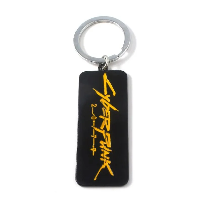 

Game Cyberpunk 2077 Cosplay Design Logo Alloy Key Chains Keychain Keyring