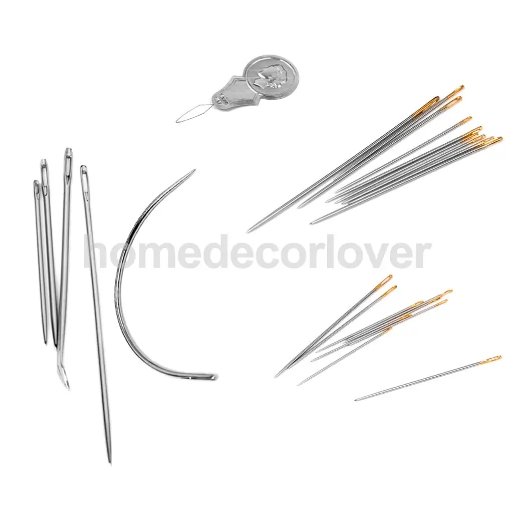 

Professional Household Hand Sewing Full Set 27pcs Needles w/Threader