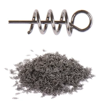 

20 PCS / lot Spring Lock Crank Pin Hook Soft & Soft Bait Bait Connecting Fixed Pin Latch Fishing Accessories Pine Tackle