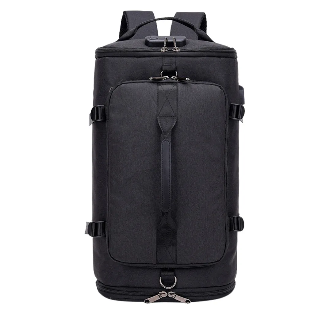 

Travel Mountaineering Oxford Backpack Male Rucksack Men's Drum Backpacks Women's School Satchel Hiking Bag Boy Girl Daypack