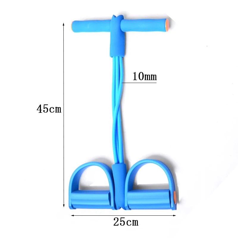 Новый 4 трубки сильный фитнес экспандер для йоги педаль груди Expander натяжения ног Латекс тянуть веревку эластичный тренажер тренажерного
