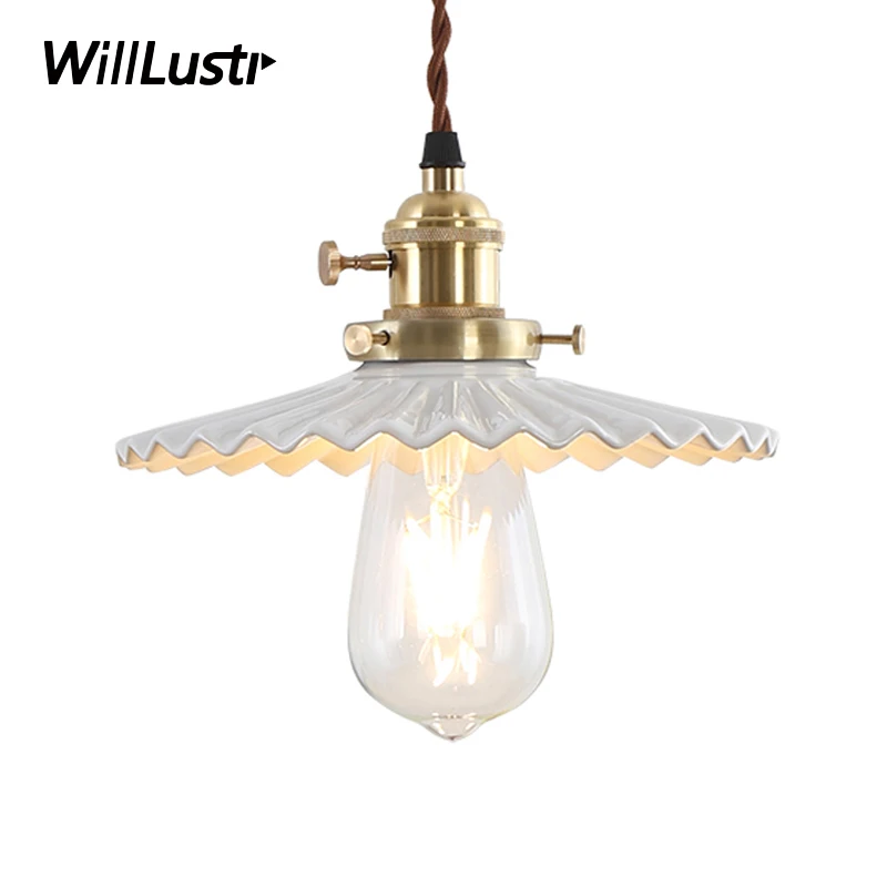 modern ceramic lighting fixture handmade pleat pendant light fitting