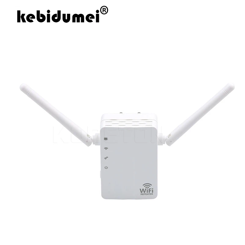 

kebidumei 2.4G Wifi Extender Wireless Wifi Repeater Network Repetidor Mini 300Mbps 2dBi Antenna Wifi Signal Amplifier Booster