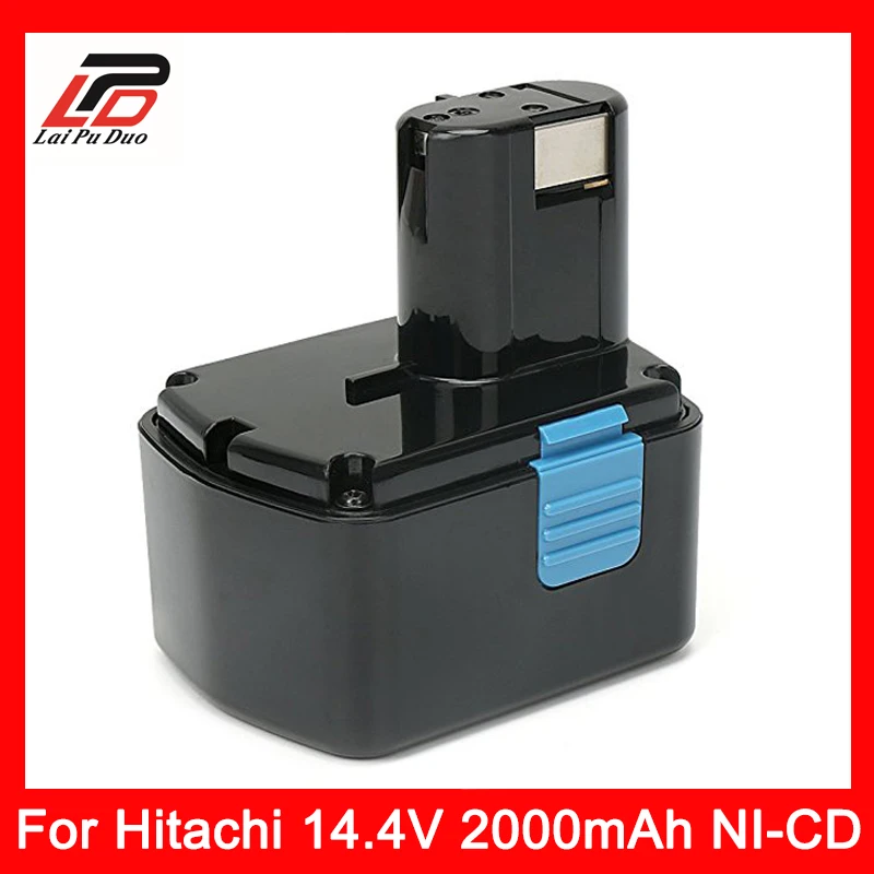 

Rechargeable Power Tool Battery for Hitachi 14.4V 2000mAh NI-CD EB1414S EB14B EB1412S 324367 EB14S DS14DL DV14DL CJ14DL DS14DVF3