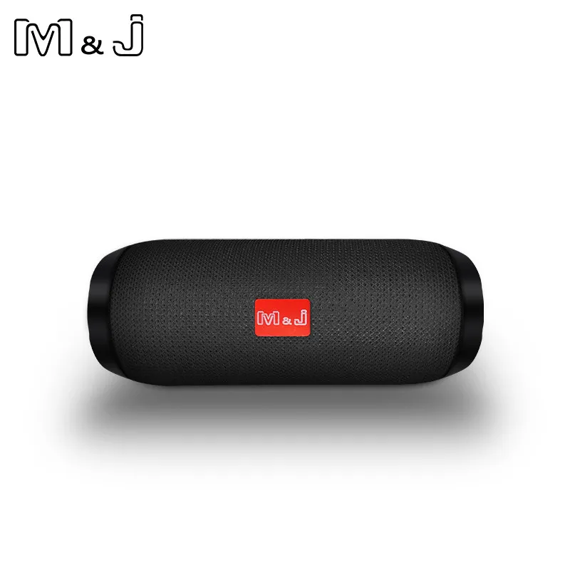 M& J TG117 Bluetooth динамик открытый мини Саундбар водонепроницаемый портативный беспроводной Колонка громкий динамик с TF FM USB Aux для xiaomi - Цвет: Black