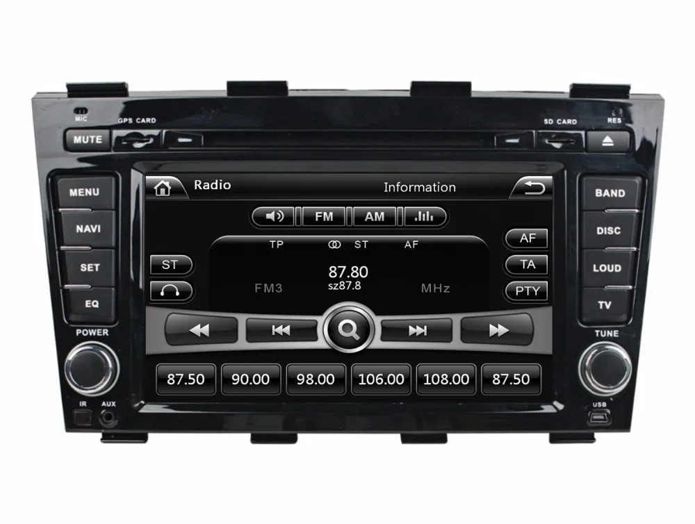 Сенсорный экран 2 дин 8 &quotавтомобиль Радио DVD Gps навигация для Geely Emgrand EC8 2012 С 3 Г