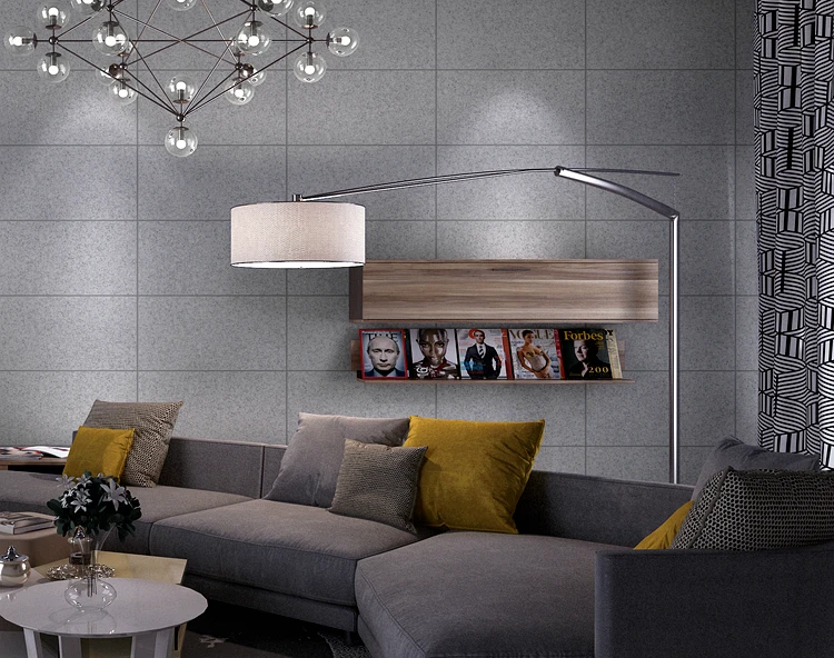 3D эффект искусственная плитка виниловая настенная бумага серый современные реалистичные обои спальня гостиная домашний декор
