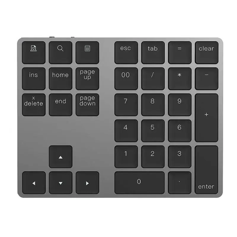 34 клавиши беспроводные, небольшие, Bluetooth цифровая клавиатура для iOS Android MacBook PC Портативный рабочего ноутбука планшеты PC