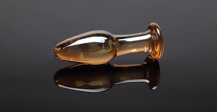 Стеклянный фаллоимитатор анальные секс игрушки Анальная пробка продукт|glass
