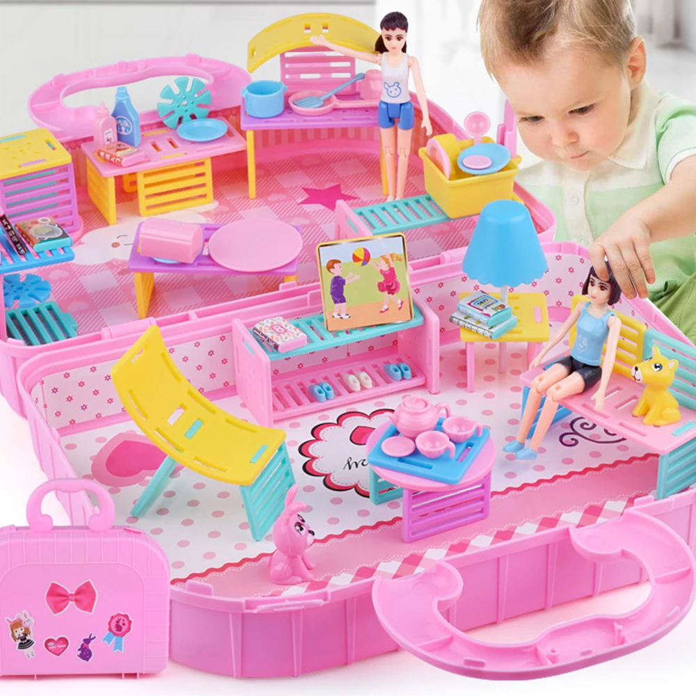 الأطفال دمية منزل مجموعات الالعاب الاطفال فتاة لعب دور المشهد مجموعة لعب DIY تجميعها دمية على شكل أميرة منزل اللعب مع اكسسوارات أثاث الأطفال دمية منزل مجموعات الالعاب الاطفال فتاة لعب دور المشهد مجموعة لعب DIY تجميعها دمية على شكل أميرة منزل اللعب مع اكسسوارات أثاث