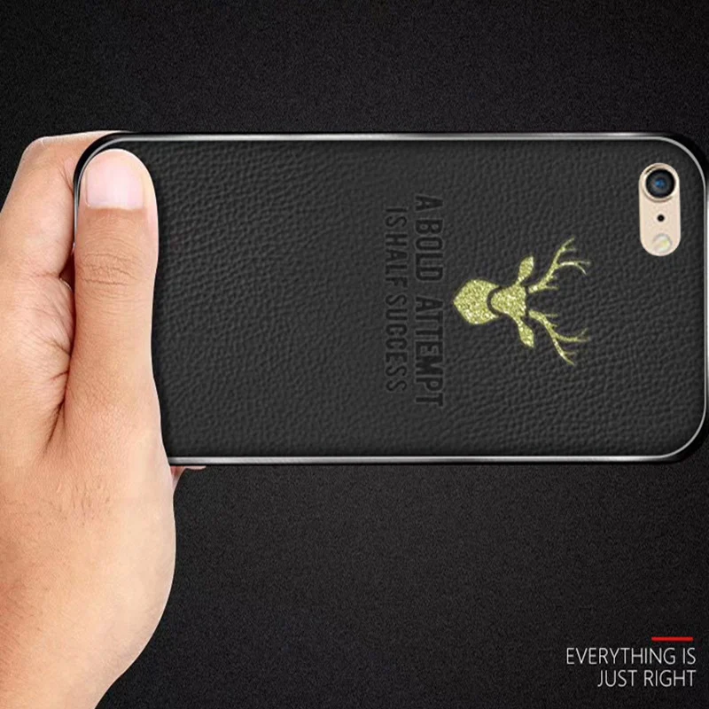 4," для iphone 6 Покрытие корпуса границы кожаный мягкий чехол для телефона iphone 6 задняя крышка для iphone шесть принципиально блеск оленей случаях Shell