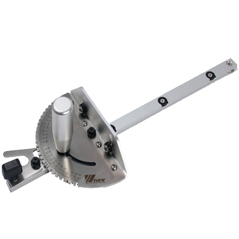 

Hot Sale 450Mm Miter Gauge With Track Stop Table Saw/Router Miter Gauge Sawing Assembly Ruler For Table Saw Router Woodworking