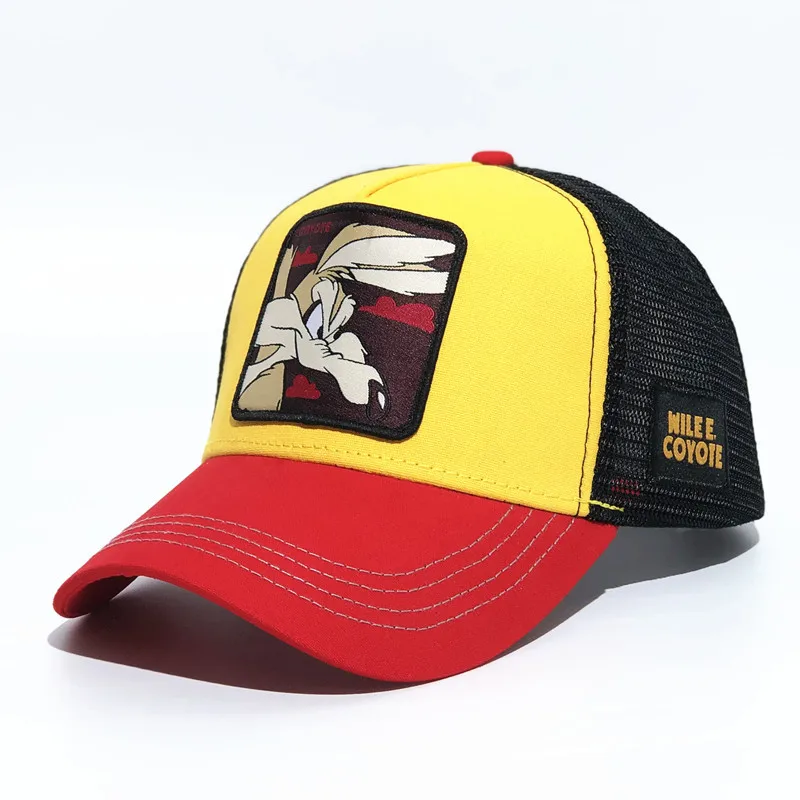 

Summer Animal Embroidery Baseball Caps women/men Shade Mesh Adjustable Cap Snapback Hat For Men Bone Hip Hop Hat