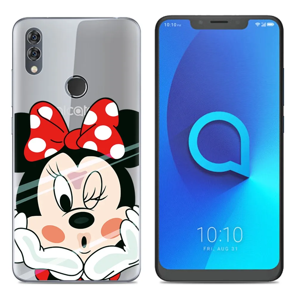 Мягкий чехол для телефона, силиконовый чехол для Alcatel 5V 6,2 дюймов, модный прозрачный чехол из ТПУ с красочным рисунком - Цвет: 3