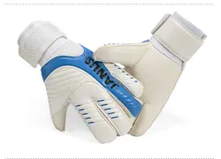 Бесплатная доставка утолщенной вратарские перчатки Футбол вратарские перчатки Футбольные Перчатки-Эмульсия Palm #6661