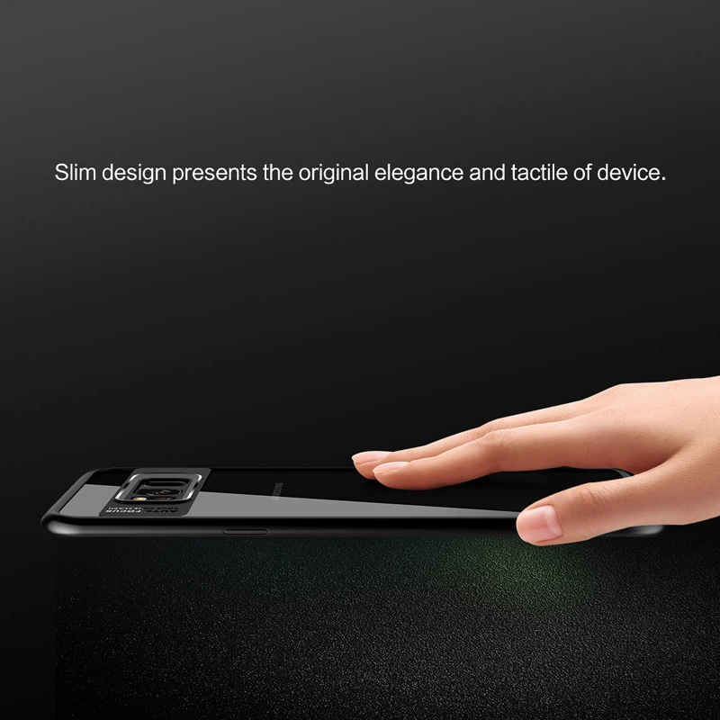 Для samsung Galaxy S8+ чехол ROCK полный защитный тонкий ТПУ и акриловый прозрачный чехол на заднюю панель для samsung S8 Plus чехол