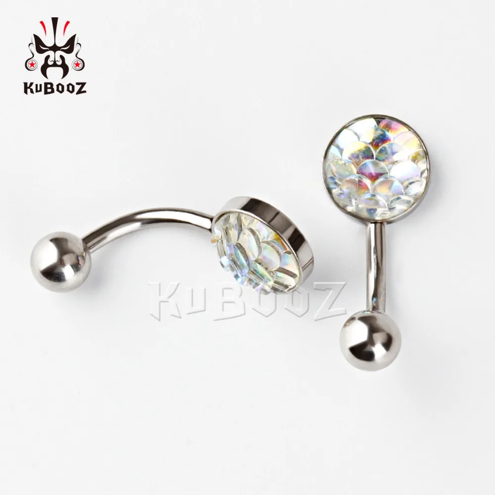 KUBOOZ кольцо для пирсинга пупка из нержавеющей в форме пупка, ювелирное изделие для тела из нержавеющей стали, пирсинг для пирсинга, пирсинг для Umbigo, 5 шт./лот, модный подарок для женщин