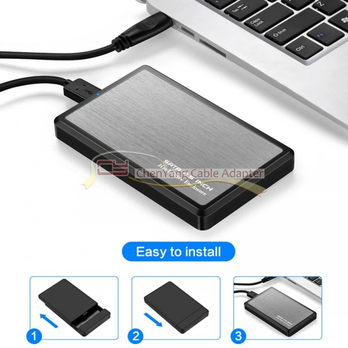 CYSM USB 3,0 до 2," SATA 22Pin 7+ 15 SSD Внешний жесткий диск Корпус для ноутбуков и ПК Macbook