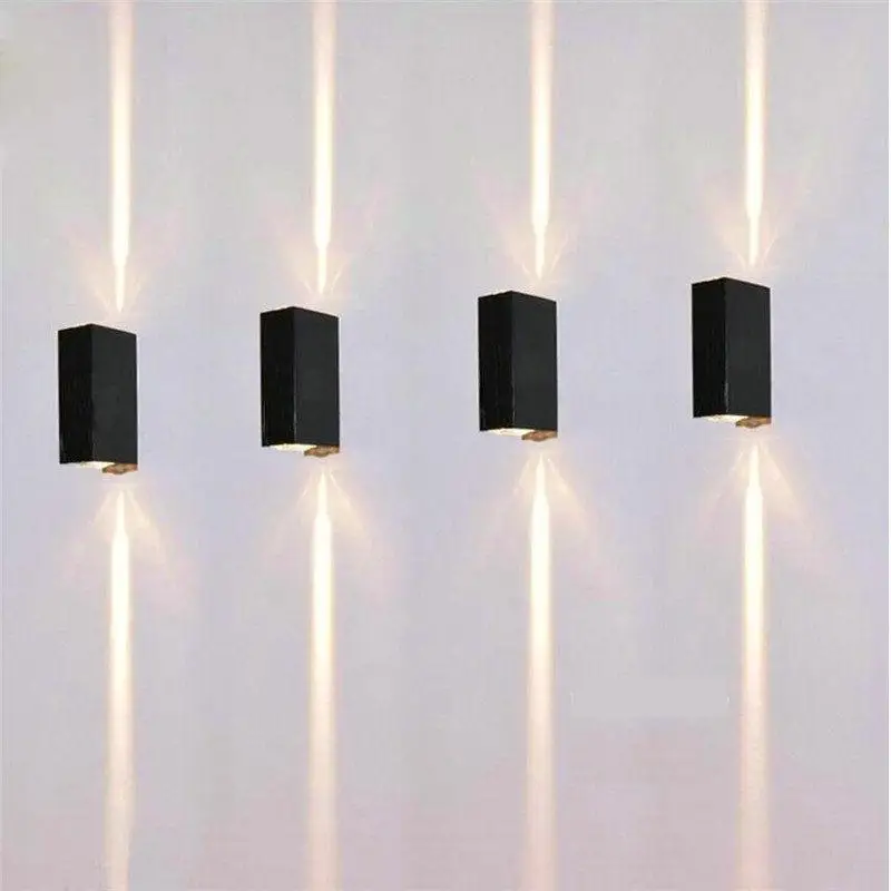 

LumiParty Waterproof Wall Lamp Aluminum 2 LED Up and Down Light Modern Scenic Lighting For Outdoor KTV Party