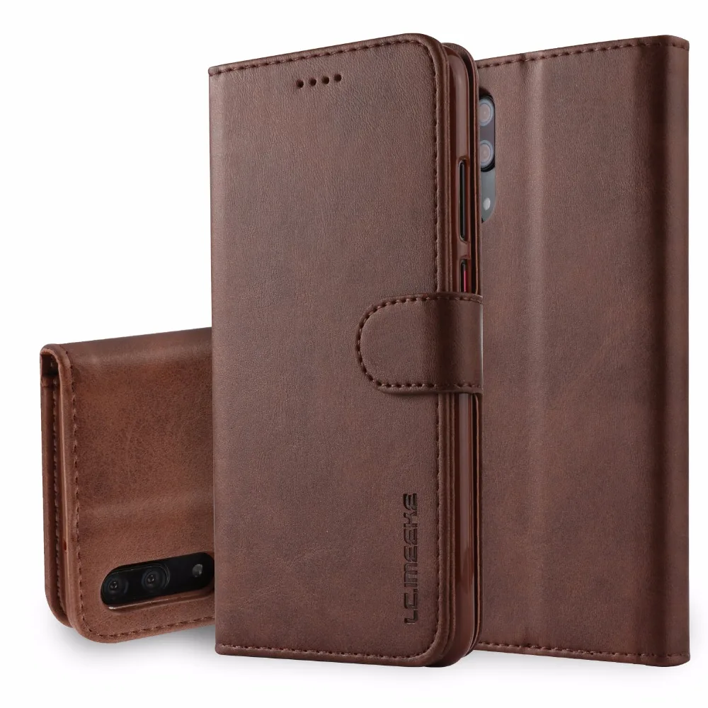 

idoqi For Huawei P20 Pro Case Luxury Leather Flip Case Cover TPU Silicone Stand Wallet Cover Case For Huawei P20 Lite P20 Capa