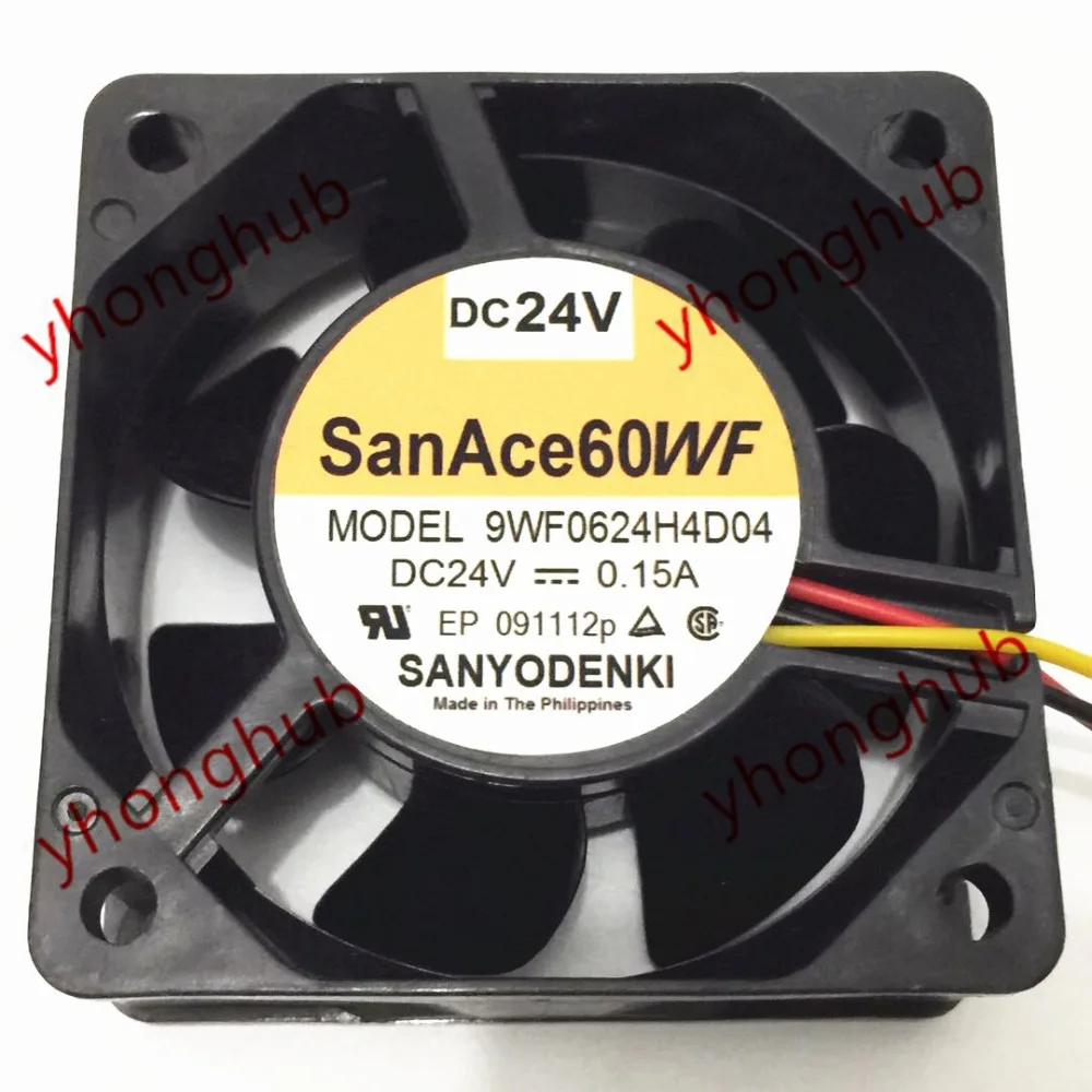 fios da c.c. 24v 0.15a 60x60x25mm de sanyo denki 9wf0624h4d04