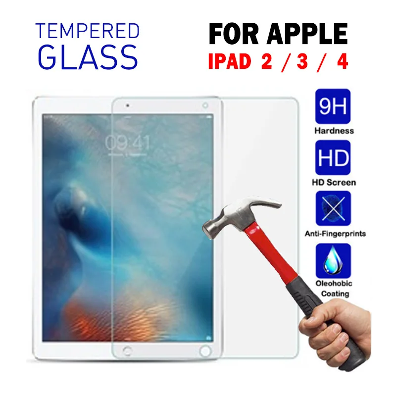 Для iPad 2 чехол Прекрасный Безопасный EVA пены противоударный защитный чехол для iPad 3 iPad 4 Дети милый Телевизор подставка для iPad 2/3/4 - Цвет: Tempered Glass
