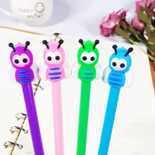 48 шт./упак. 0,5 мм черные чернила мультфильм пчелы, насекомые гелевые ручки роллербол ручка чернильное перо чернила для воды продвижение подарок школьная Ручка для офиса