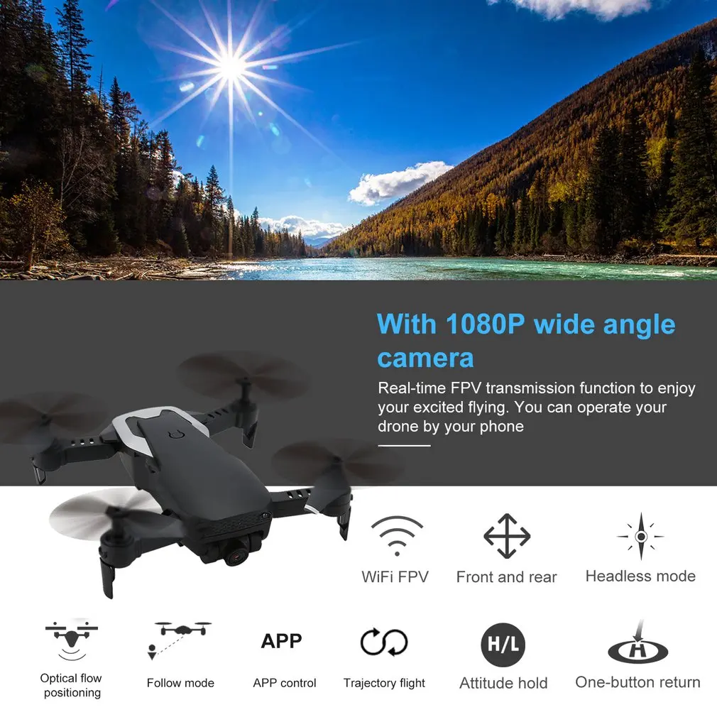 Дрон X12S с камерой 1080 P HD широкоугольный RC самолет 2,4 ГГц WiFi FPV Дрон RC вертолет удержание высоты RC Квадрокоптер