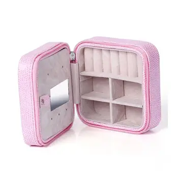 

Portable Folding Jewellery Box Case Organizer Dressing Case Storage Box Cosmetic Bags Jewelry Display
