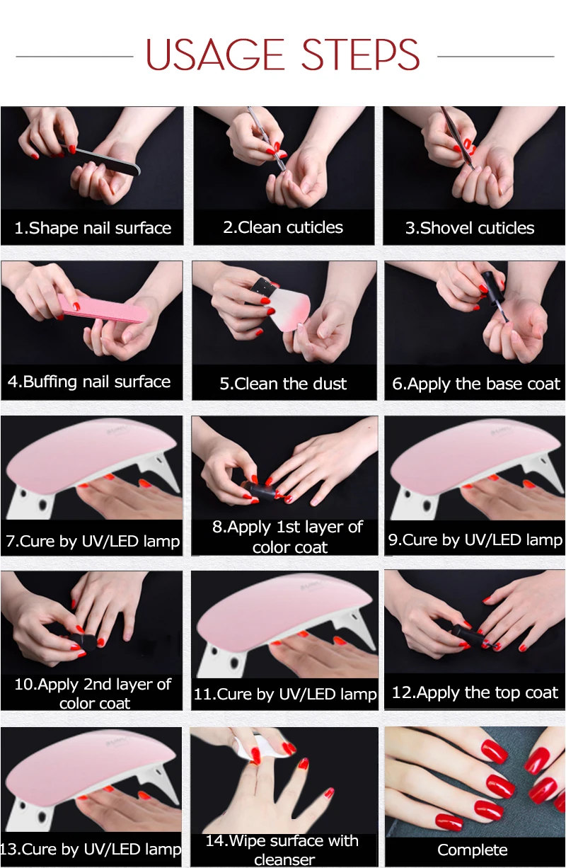 Розалинд гель 1 лак для ногтей 10 мл 58 Однотонная одежда серии стойкий маникюр лак для ногтей выдерживает-гель для ногтей Лаки