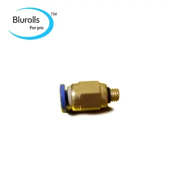 

3d printer parts reprap bowden connectors one-touch fittings for 4mm PTFE tube for 1.75mm filament free shipping