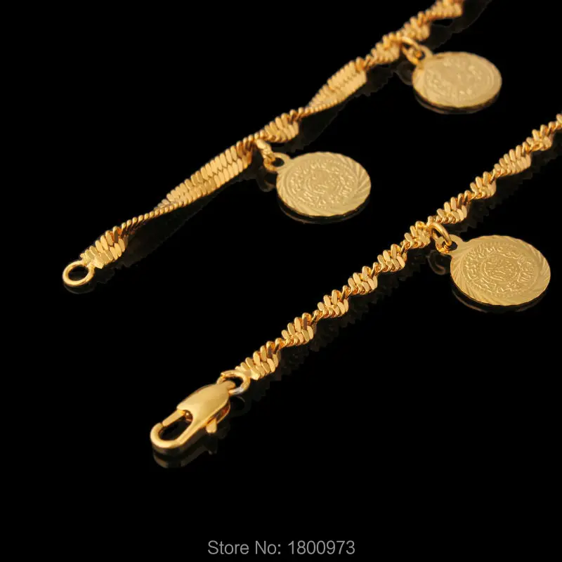 Оптовая продажа монет и арабское ювелирное изделие большие подарки 18К золото