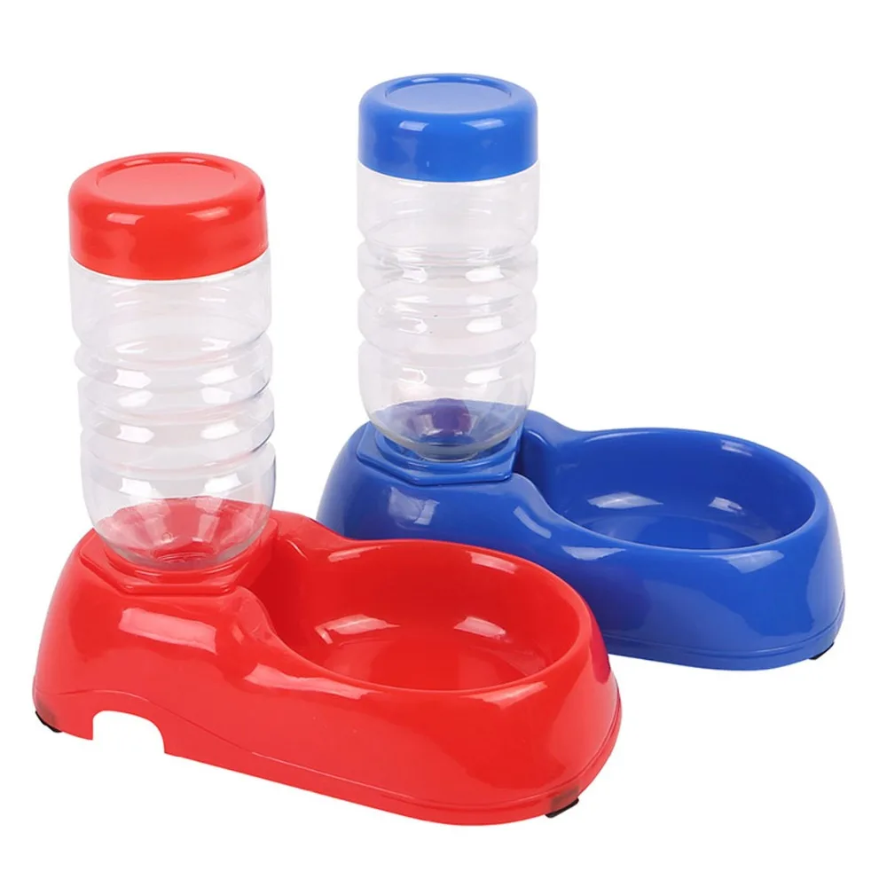 

350ml Pet Cat Automatic Feeders Plastic Dog Water Bottle Large Capacity Food Water Dispenser Cats Dogs Feeding Bowls