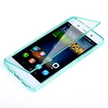 Huawei P8 Lite силиконовый чехол flip full защитная крышка ТПУ кремния мобильный телефон сумка случаях Huawei P8 lite аксессуары Капа Coque
